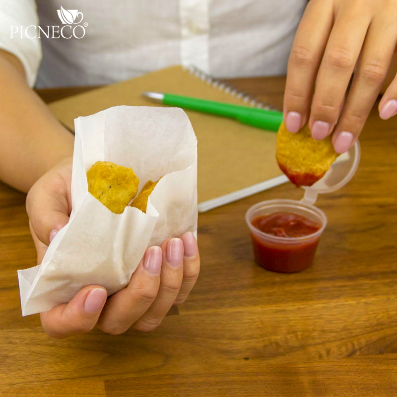 товар Бумажный плоский пакет для картофеля-фри, белый 115*100 мм KLD015