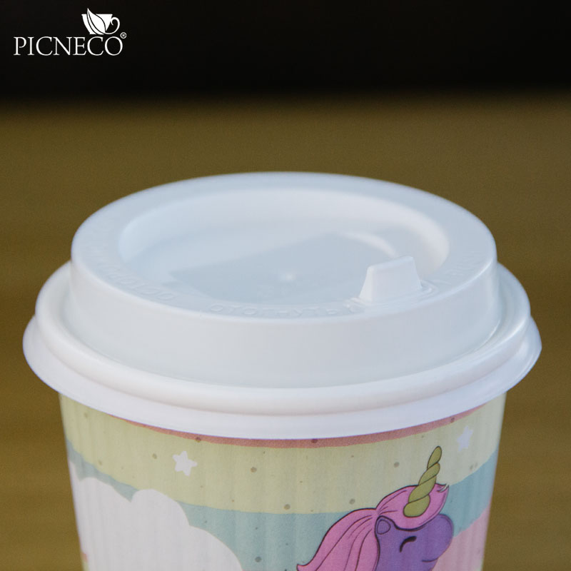 товар Крышка для бумажного стакана, 90 мм, белая глянцевая V3-0002