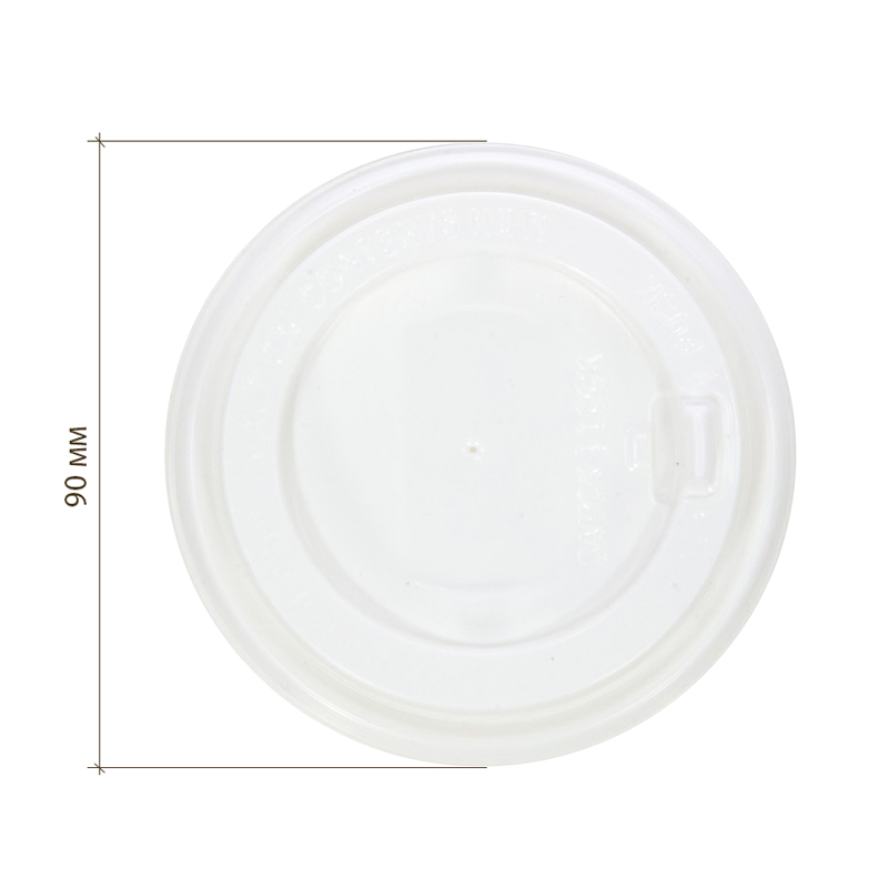 товар Крышка для бумажного стакана, 90 мм, белая глянцевая V3-0002