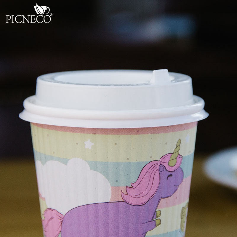 товар Крышка для бумажного стакана, 90 мм, белая глянцевая V3-0002