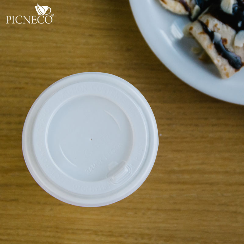 товар Крышка для бумажного стакана, 90 мм, белая глянцевая V3-0002