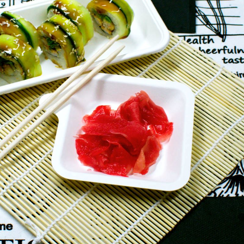 товар Тарелка квадратная для фуршета 100 мм из сахарного тростника, дегустационная TL040