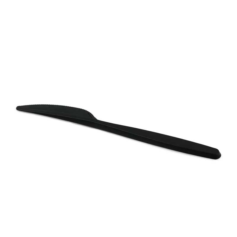 Нож столовый Элит 180 мм, черный