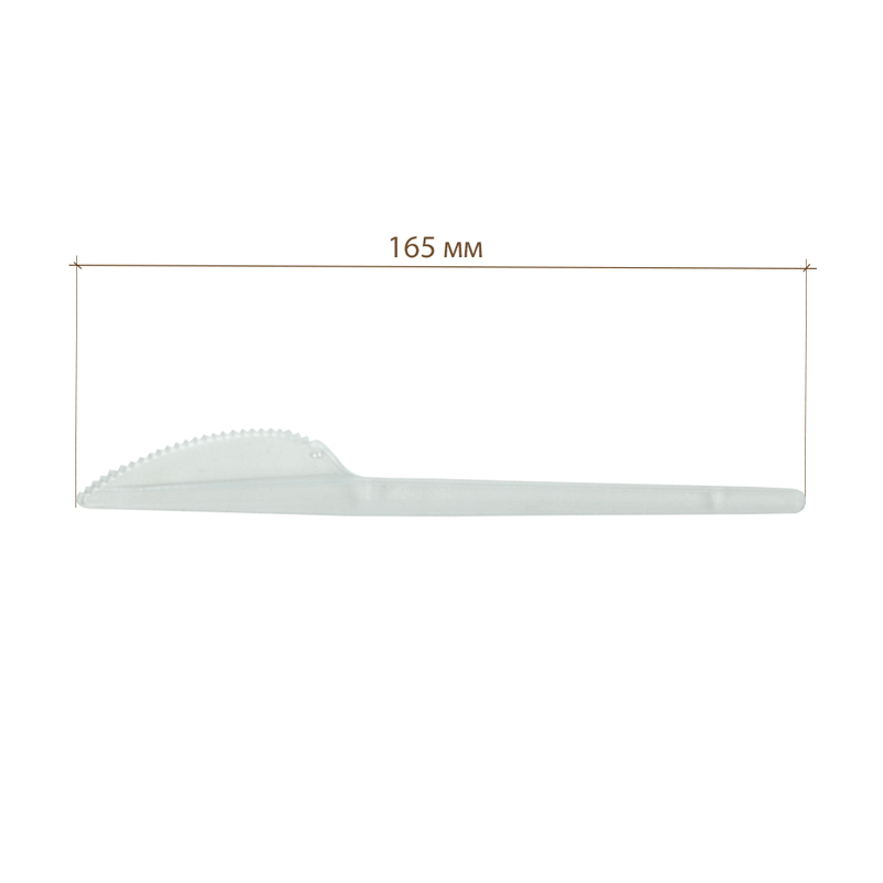 товар Нож столовый Премиум 165 мм, прозрачный SPP403