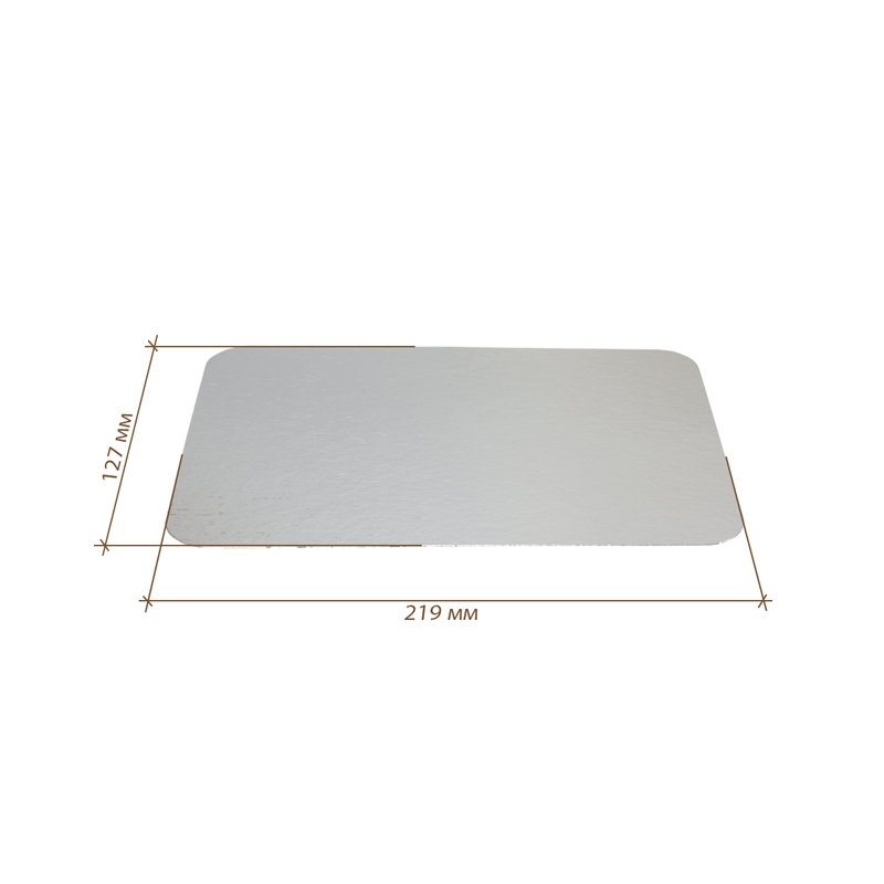 товар Бумажная крышка к алюминиевой форме ALL004, 219*127 мм (620 мл) ALL004K