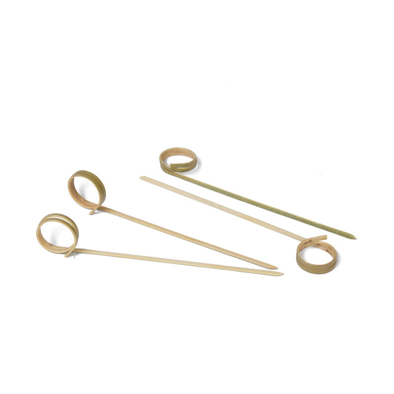 товар Бамбуковая шпажка для канапе "Кружок" тонкая, 12 см DP247