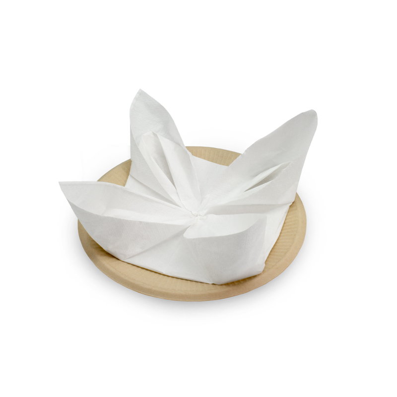 товар Салфетки 33х33 см, 2 слоя, 1/8 сложения, белые, [200 шт в пачке] SL3333B