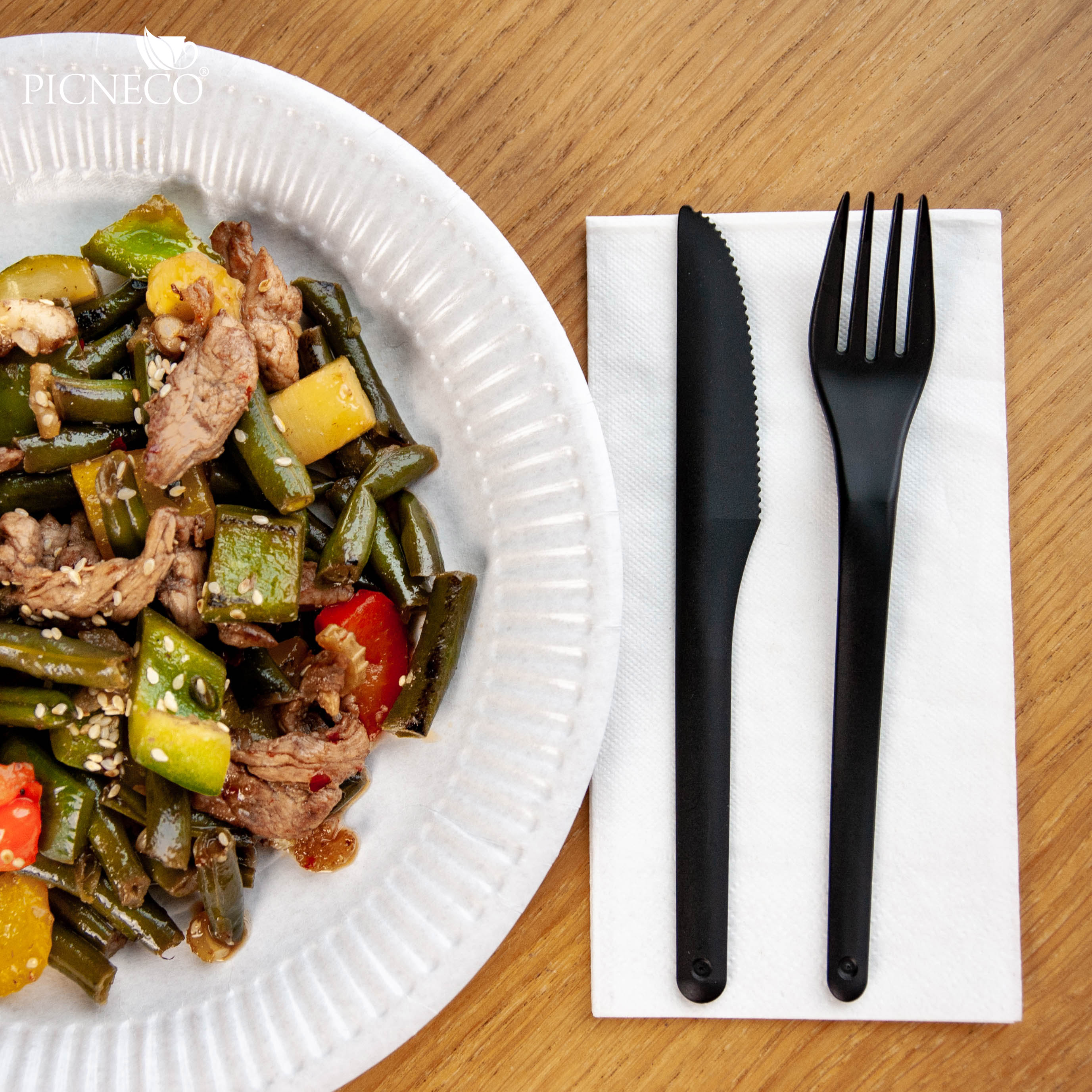 товар Тарелка картонная, c ламинацией, d=230 мм, белая BPL013