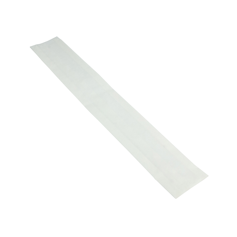 Бумажный пакет с плоским дном, 90*40*600 мм, белый