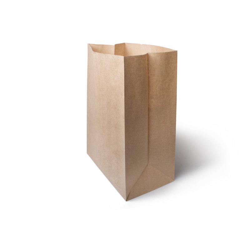 товар Бумажный крафт пакет без ручек, с прямоугольным дном, 250*160*350 мм KPD126