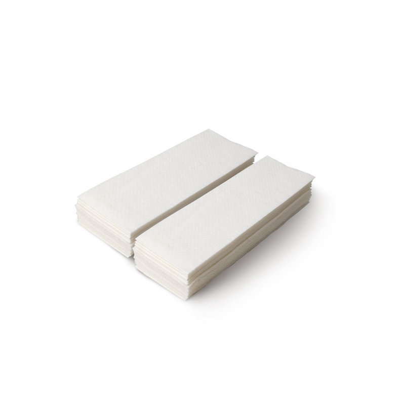 Бумажные салфетки белые, 1-слойные, 1/8 сложения, 330*240 мм