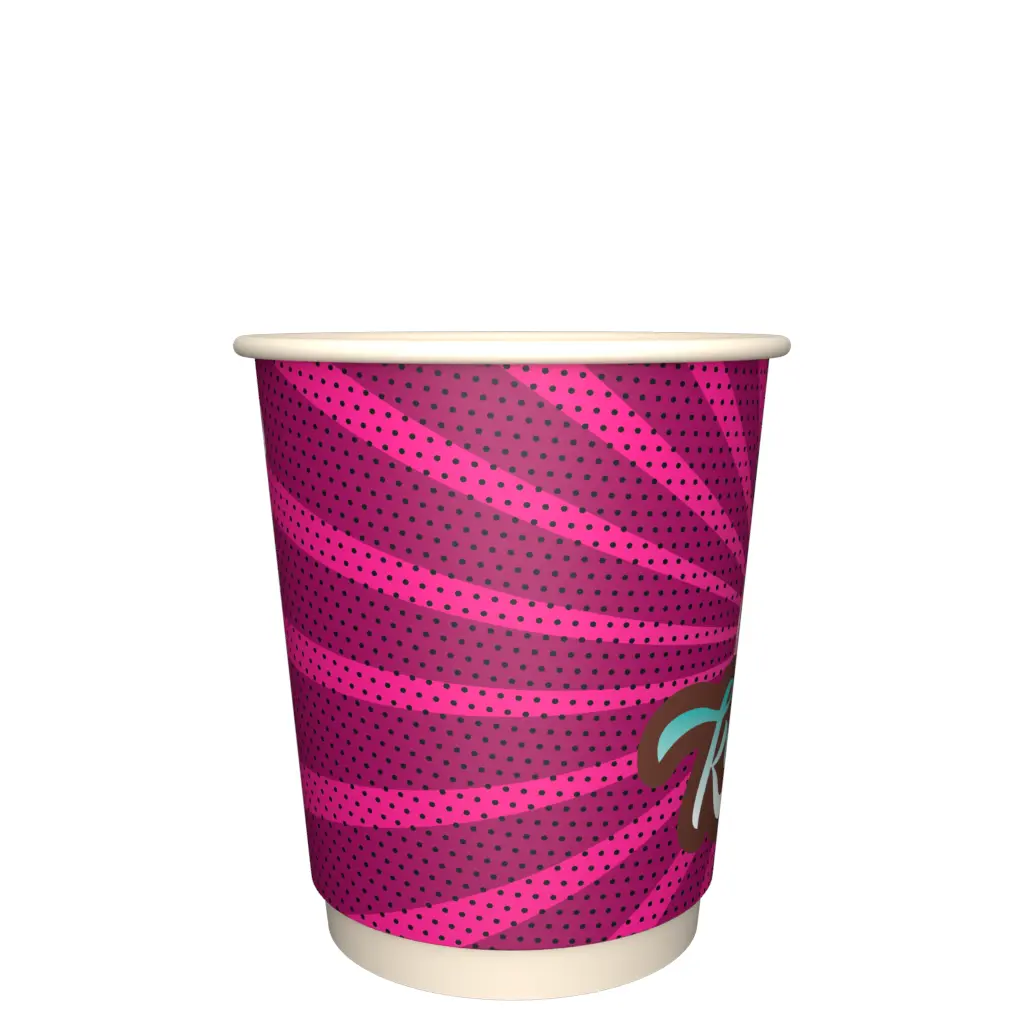 товар Бумажный стакан с рисунком "Фанки Котики" 250 мл, двухслойный STD225Fc