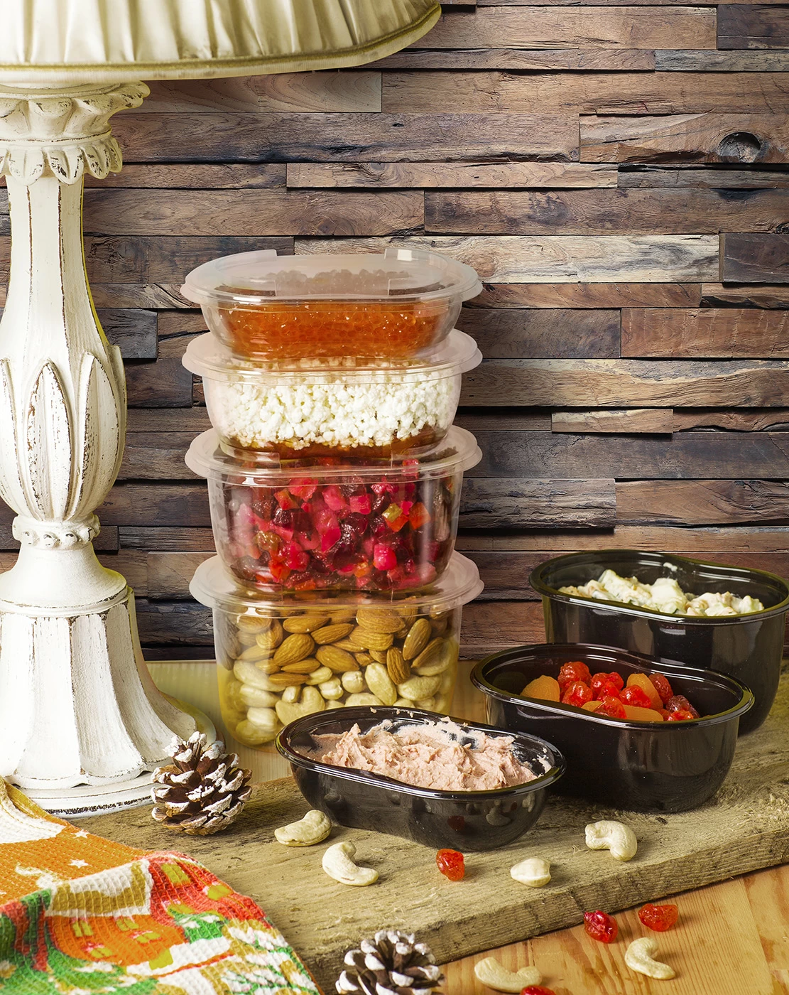 товар Контейнер восьмерка ПЭТ, черный, 141*92*35 мм, 250 мл, серия Сп-1409 V4-0023