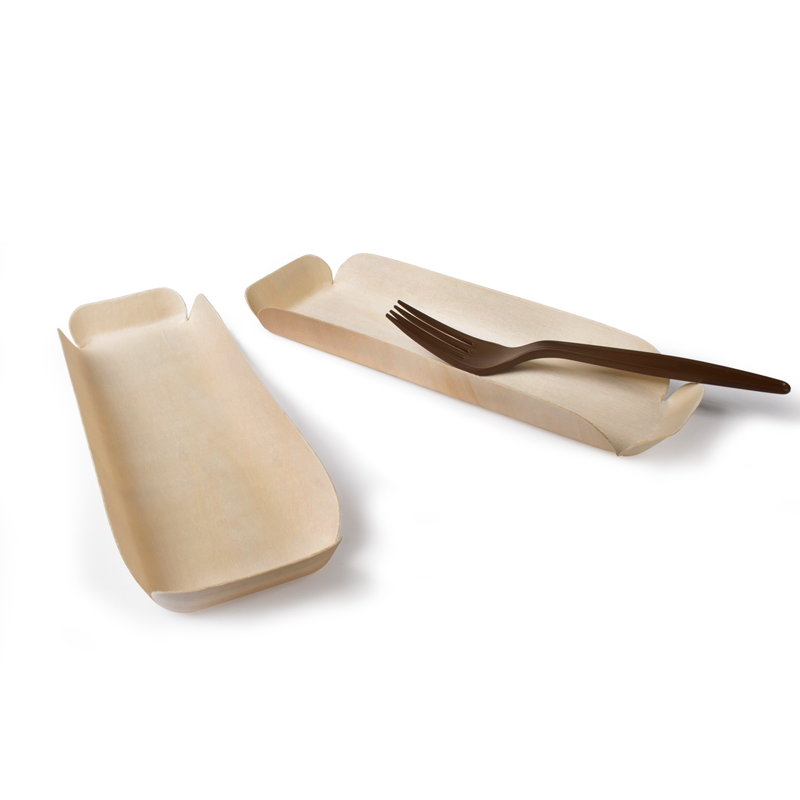 товар Деревянный лоток из шпона 215*75*25 мм DP204