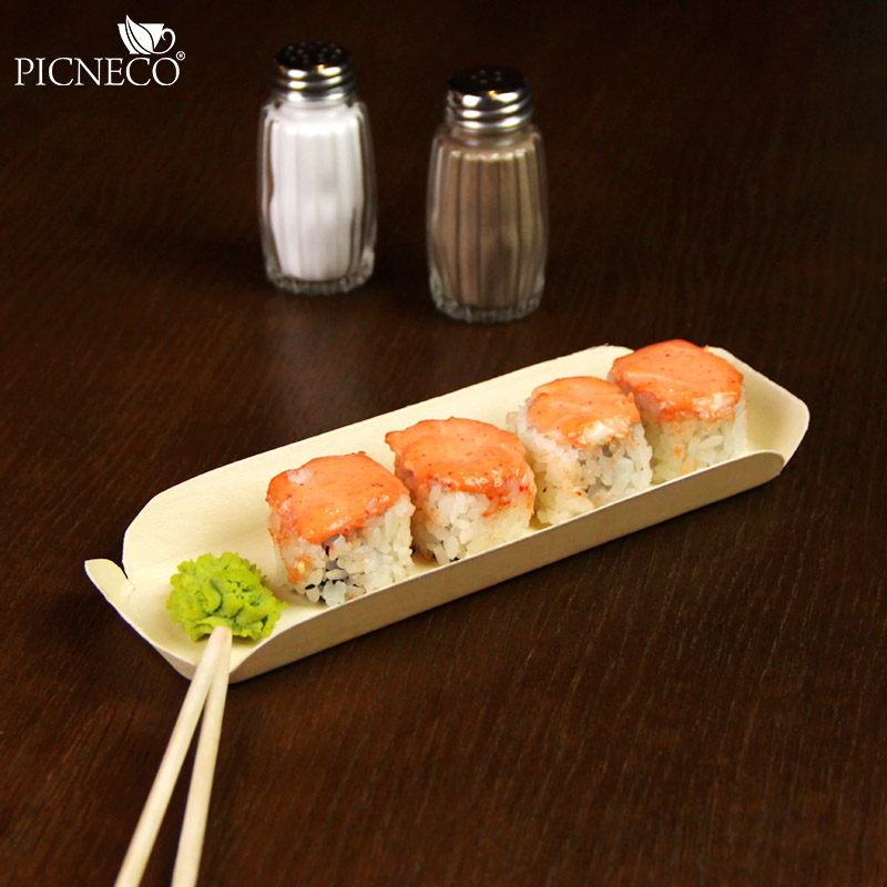 товар Деревянный лоток из шпона 215*75*25 мм DP204