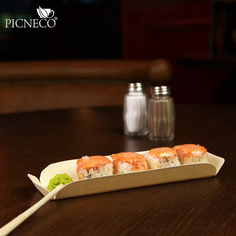 товар Деревянный лоток из шпона 215*75*25 мм DP204