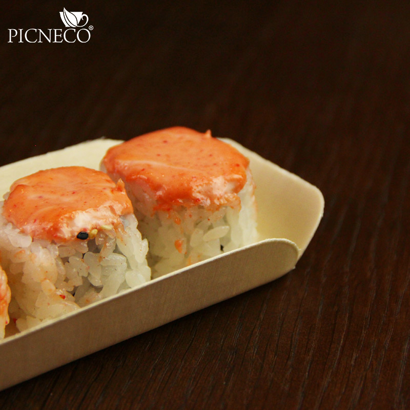 товар Деревянный лоток из шпона 215*75*25 мм DP204