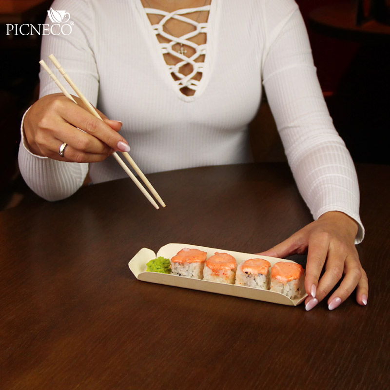 товар Деревянный лоток из шпона 215*75*25 мм DP204