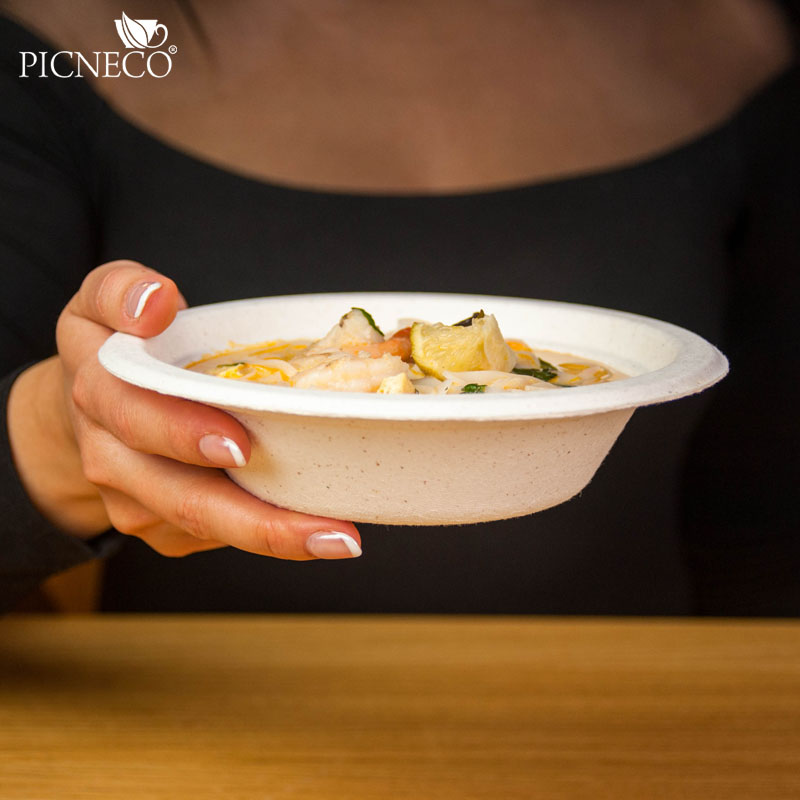 товар Миска глубокая, 480 мл (макс. 550 мл) с добавлением пшеничной соломы TLP008