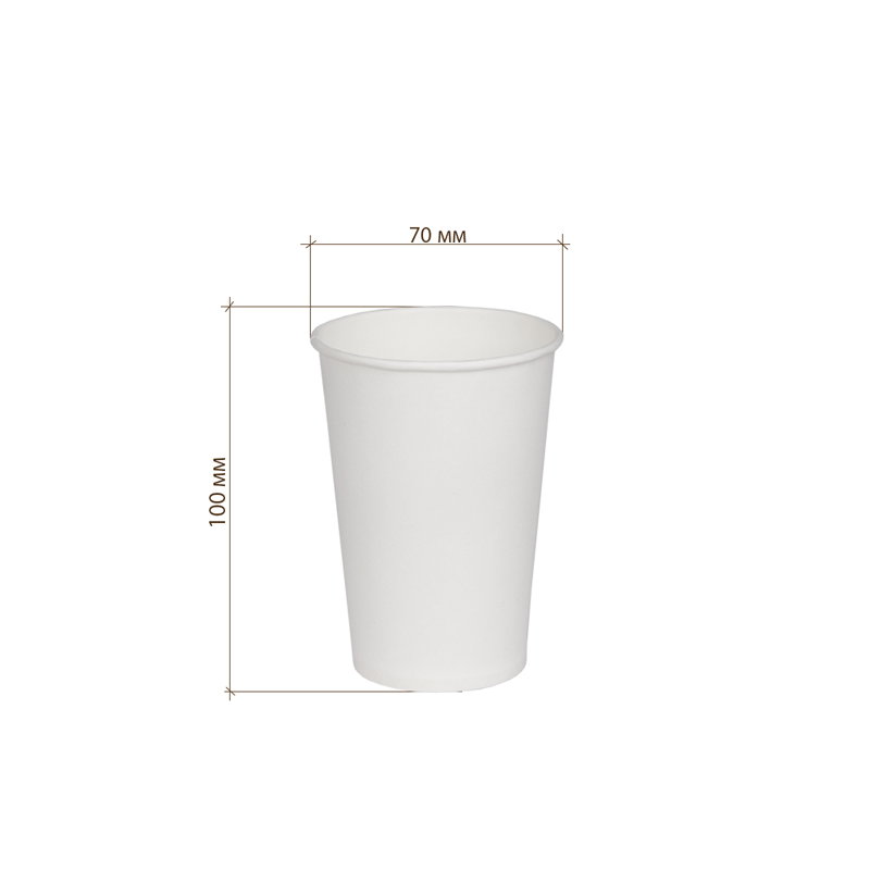 товар Одноразовый бумажный стакан 200 мл белый STB021