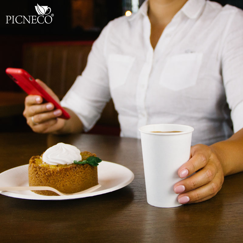 товар Одноразовый бумажный стакан 200 мл белый STB021