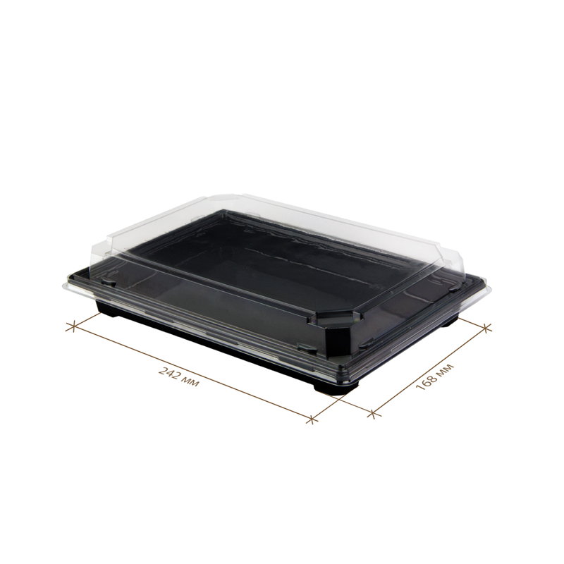 товар Контейнер [дно] для суши ПЭТ, 242*168*25 мм, серия Сп-25 PKS25