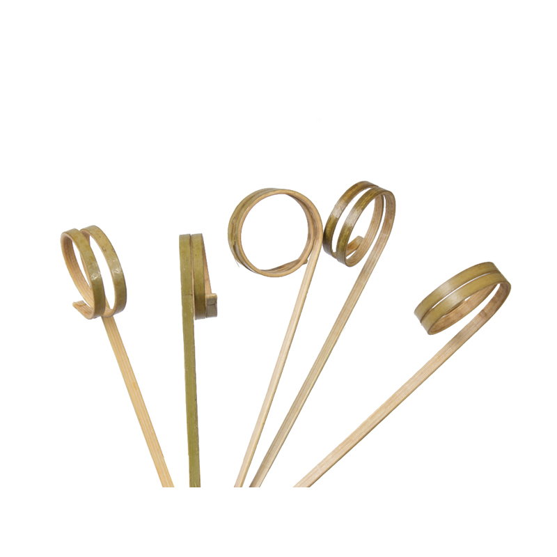 товар Бамбуковая шпажка для канапе "Кружок" тонкая, 90 мм DP248
