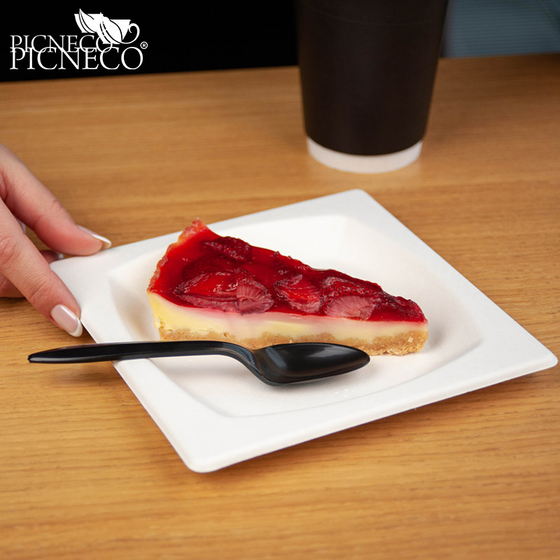 товар Тарелка квадратная с бортиком, из сахарного тростника, 170 мм TL170