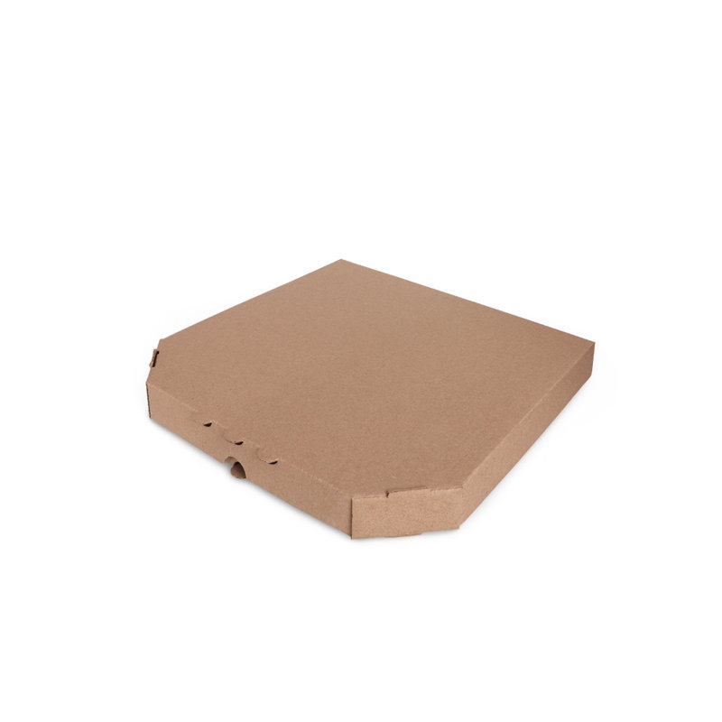 Коробка для пиццы, крафт, 255*255*30 мм