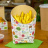 Упаковка для картофеля фри, малая, с рисунком