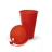 товар Стакан пластиковый 500 мл матовый Bubble Cup, красный STP500R