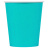 товар Стакан бумажный 250 мл бирюзовый однослойный STBR025