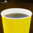 Бумажный гофрированный стакан, желтый, 400 мл (макс. 450 мл)