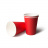 Бумажный стакан 350 мл (макс. 400 мл), однослойный, d=90мм, красный