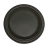 Тарелка круглая из кукурузного крахмала, d=230мм, черная