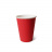 Двухслойный бумажный стакан с конгревом, красный, 350 мл