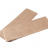 Бумажный крафт пакет с плоским дном, плоский пакет, 90*40*260 мм БУН