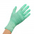 Перчатки нитриловые, неопудренные, текстурированные на пальцах, зеленые, S