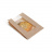 Бумажный крафт пакет с плоским дном и окном, 140(окно-60)*60*250 мм БУН