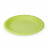 Тарелка одноразовая плоская 230 мм зеленая