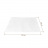 Белый бумажный пакет с плоским дном, жиростойкий плоский пакет, 200*90*330 мм