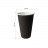Бумажный стакан 450 мл (макс. 500 мл), однослойный, d=90мм, черный