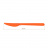 Пластиковый одноразовый оранжевый нож ПРЕМИУМ, 180 мм