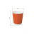 Бумажный гофрированный стакан, оранжевый, 250 мл (макс. 280 мл)