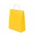 Бумажный крафт пакет с кручеными ручками, желтый, 240*140*270, 80 г/м2