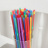 Пластиковые трубочки цветные c изгибом 210*5 мм