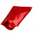 Дой-пак металлизированный пакет 140*205 мм, красный матовый, зип-лок замок