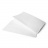 Бумажный крафт пакет с плоским дном и спаянным дном, белый, 200*100*340 мм