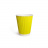 Бумажный гофрированный стакан, желтый, 250 мл (макс. 270 мл)