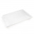 Бумажный крафт пакет с плоским дном, пергаментный, белый, 250*110*350 мм